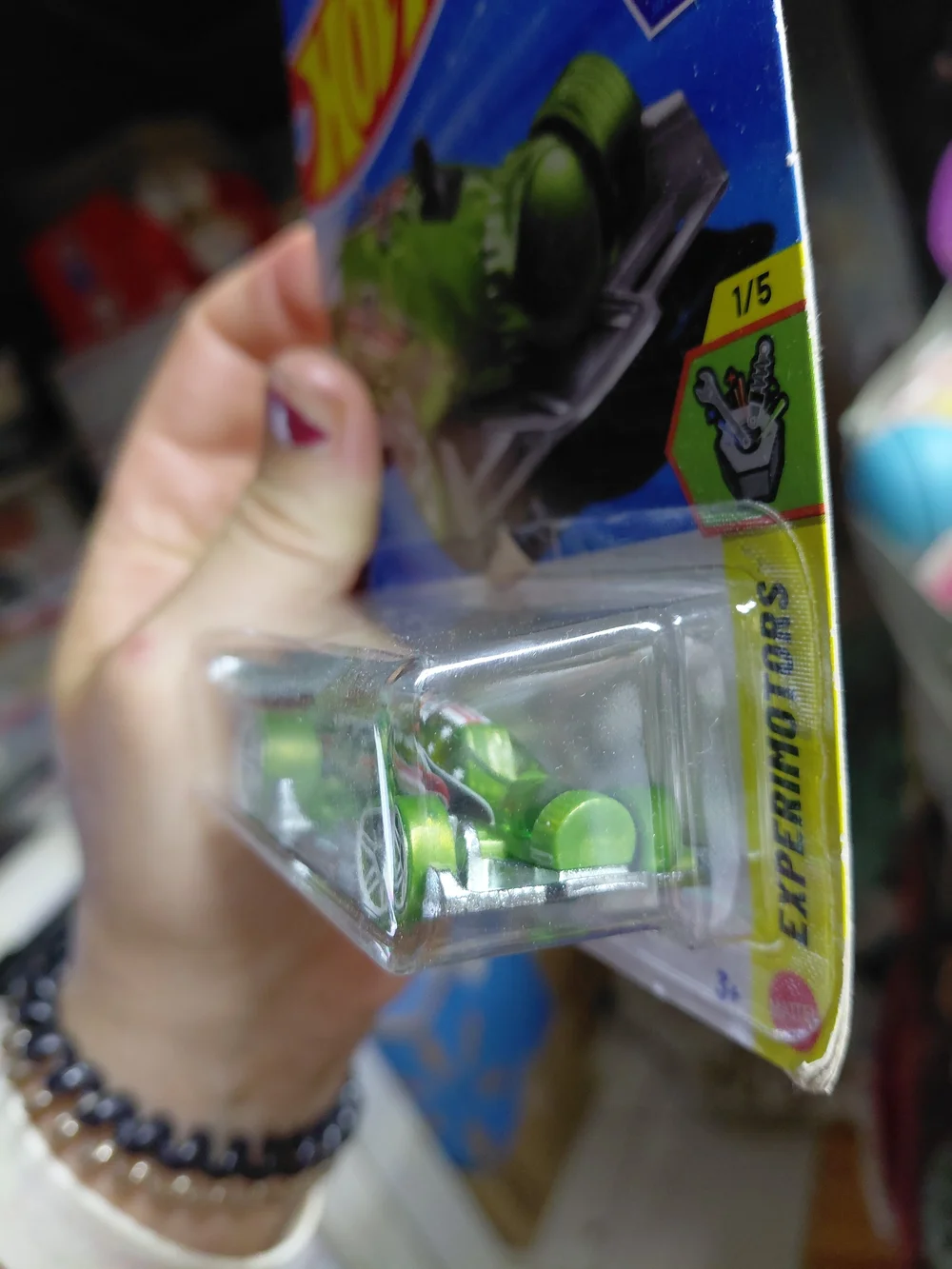 The 2026 Hot Wheels Carbonator in transparent green is part of the HW Experimoto
